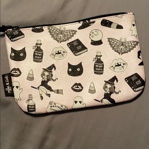 Light pink Halloween makeup bag